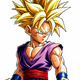 SSJ Gohan Standing Artwork — Dragon Ball Z Cell Saga Visual Reference