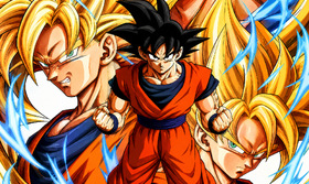 Buu Saga Goku Super Saiyan Forms Artwork — Dragon Ball Z Visual Reference