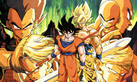 Cell Saga Z Fighters Shitajiki — Dragon Ball Z Visual Reference
