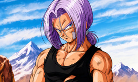 Cell Saga Future Trunks Artwork — Dragon Ball Z Sword Fighter Visual Reference