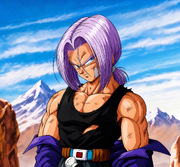 Cell Saga Future Trunks Artwork — Dragon Ball Z Sword Fighter Visual Reference