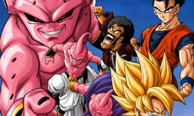 Buu Saga Poster-Style Artwork — Dragon Ball Z Visual Reference
