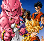 Buu Saga Poster-Style Artwork — Dragon Ball Z Visual Reference