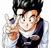 Orange Star High School Gohan Artwork — Dragon Ball Z Buu Saga Visual Reference
