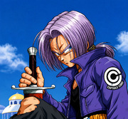 Future Trunks Sword Artwork — Dragon Ball Z Visual Reference