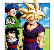 Gohan Artbook Scan — Dragon Ball Z Saiyans and Friends Visual Reference